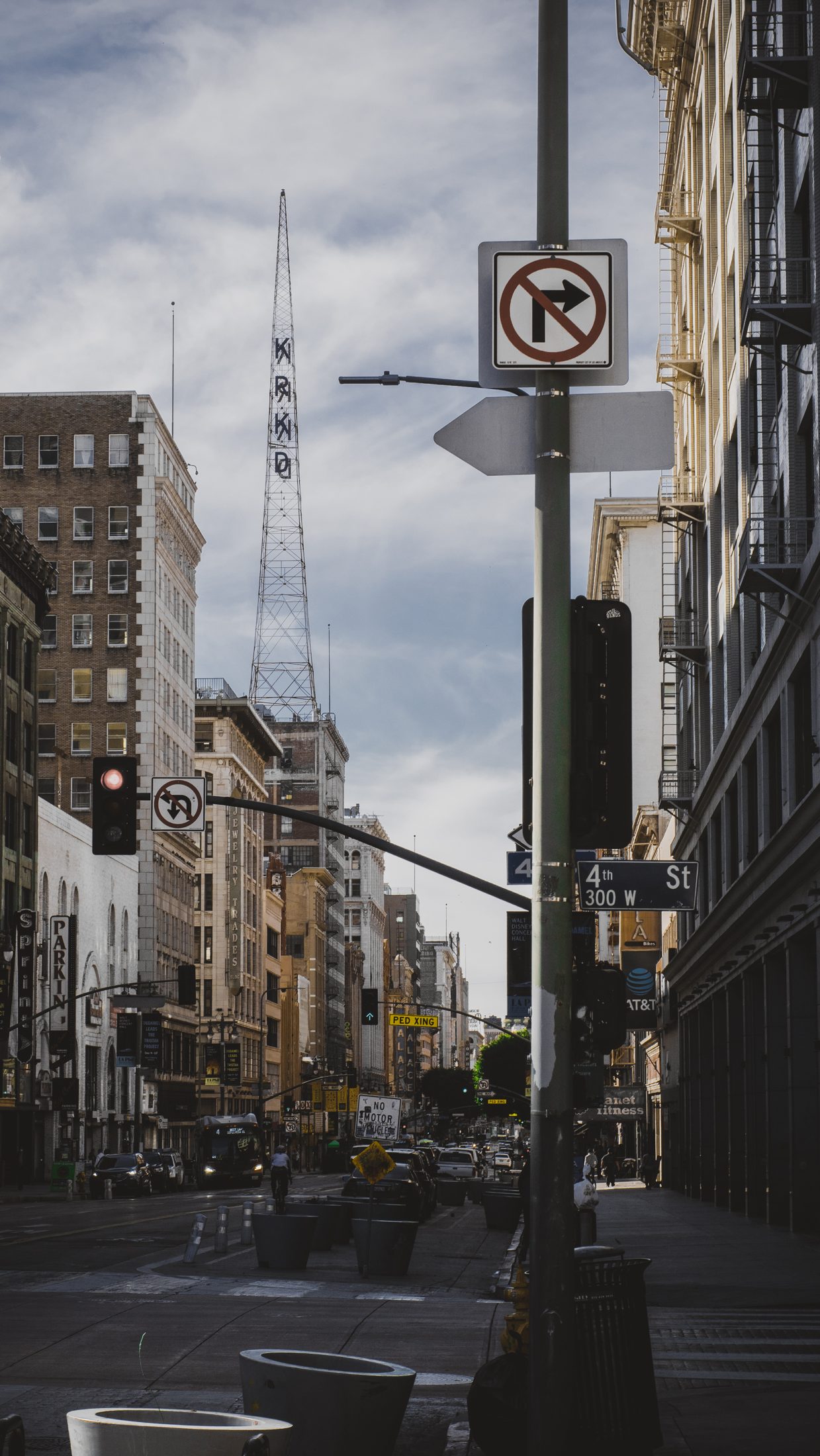 Downtown city street
